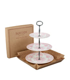 Burleigh Asiatic Pheasants 3-tier cake stand 35cm - British product