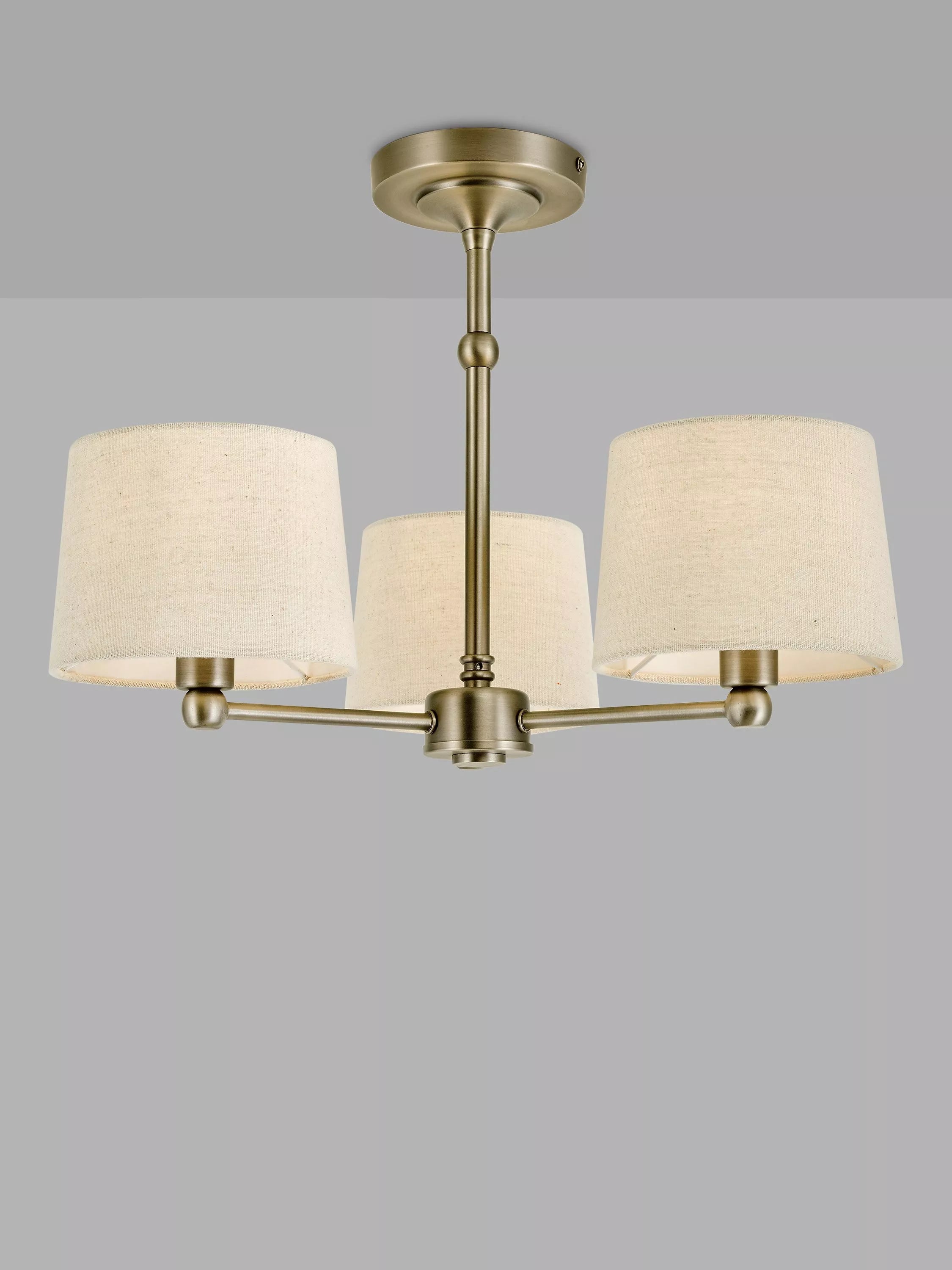 John Lewis Isabel semi flush ceiling light 35x50cm, UK version
