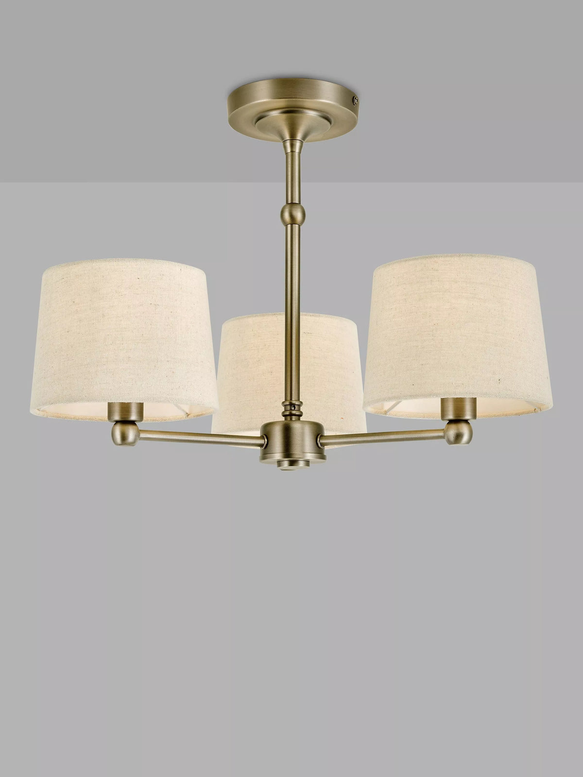 John Lewis Isabel semi flush ceiling light 35x50cm, UK version