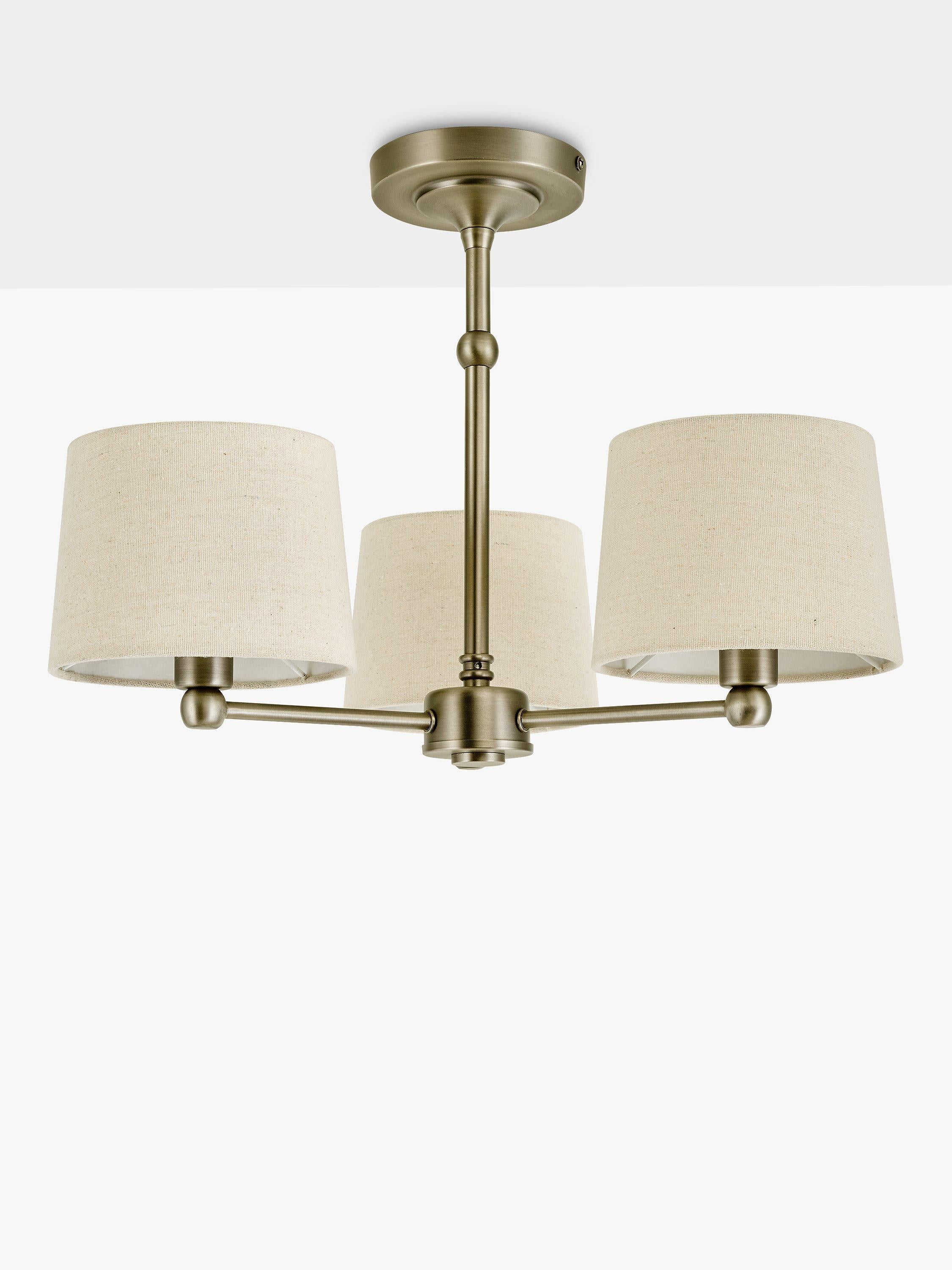 John Lewis Isabel semi flush ceiling light 35x50cm, UK version
