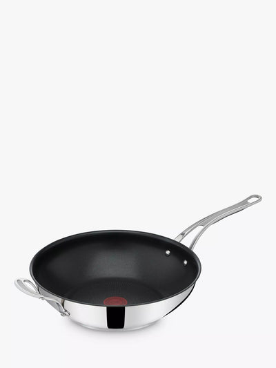 John Lewis Jamie Oliver by Tefal Cook's Classics Stainless Steel Wok 30cm- Buy online at McGrocer
