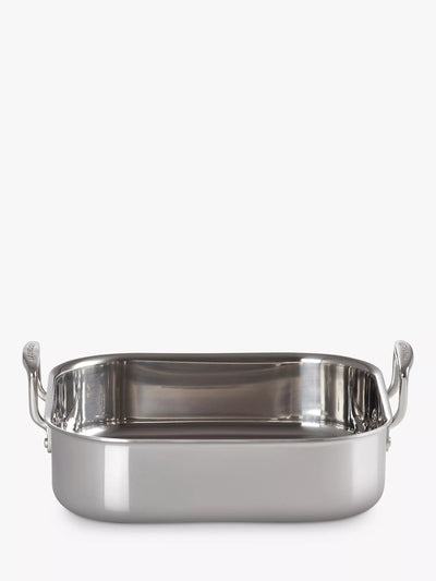 John Lewis Le Creuset 3-Ply Stainless Steel Square Roaster 26cm- Buy online at McGrocer