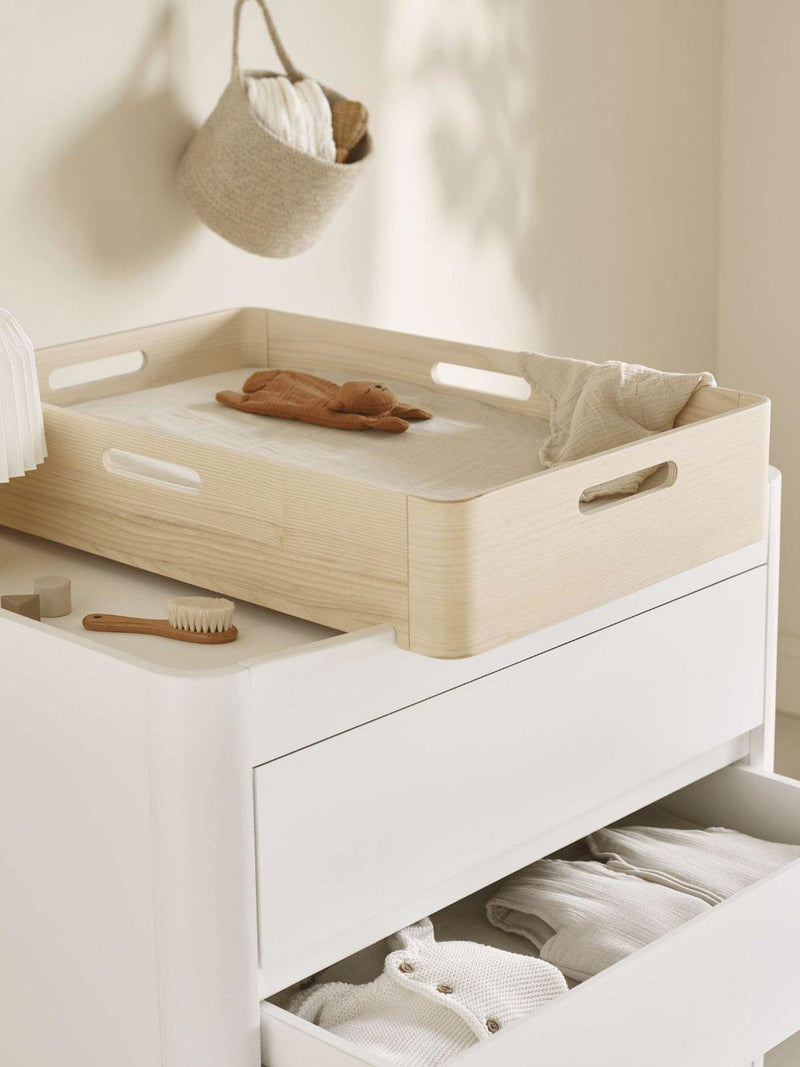 Gaia Baby Hera cot top changer with deep rim - British product