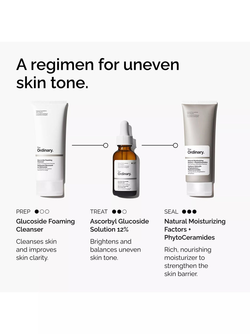 The Ordinary ascorbyl glucoside solution 12% 30ml, UK version