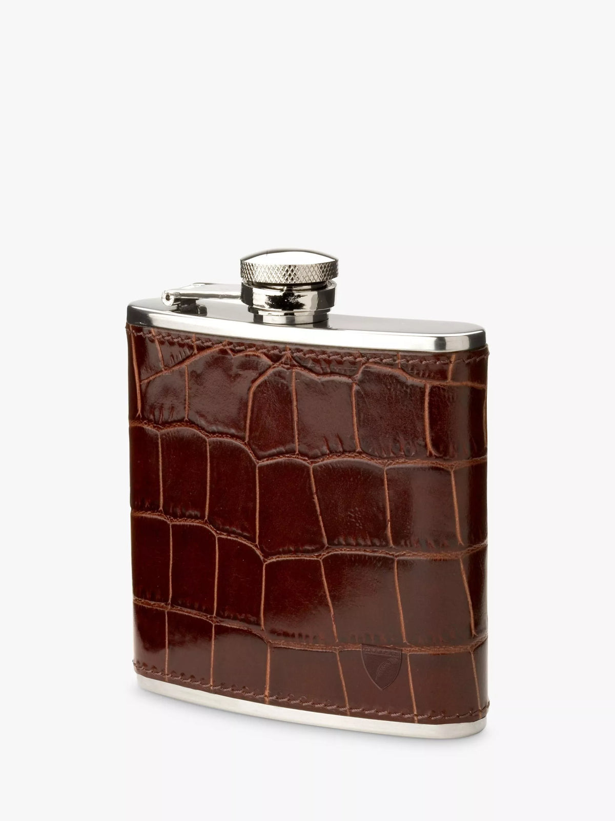 Aspinal of London leather hip flask, imported from the UK