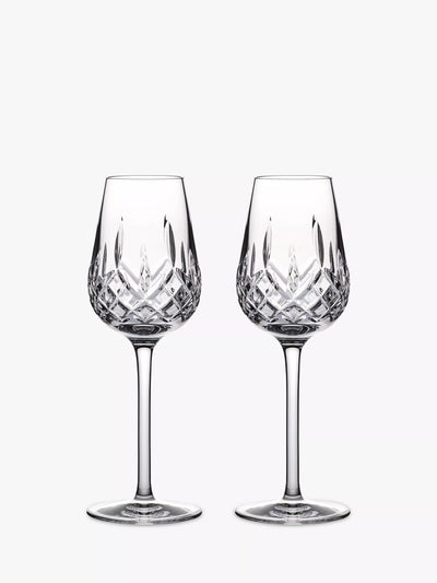John Lewis Cut Glass Cognac Tasting Glasses, Set of 2, 310ml, Clear- Buy online at McGrocer