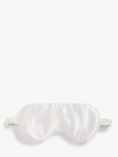 John Lewis John Lewis Organic Mulberry Silk Eye Mask White Sleep Mask- Buy online at McGrocer