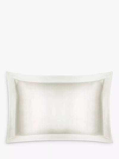 John Lewis John Lewis Organic Mulberry Silk Oxford Pillowcase Standard- Buy online at McGrocer
