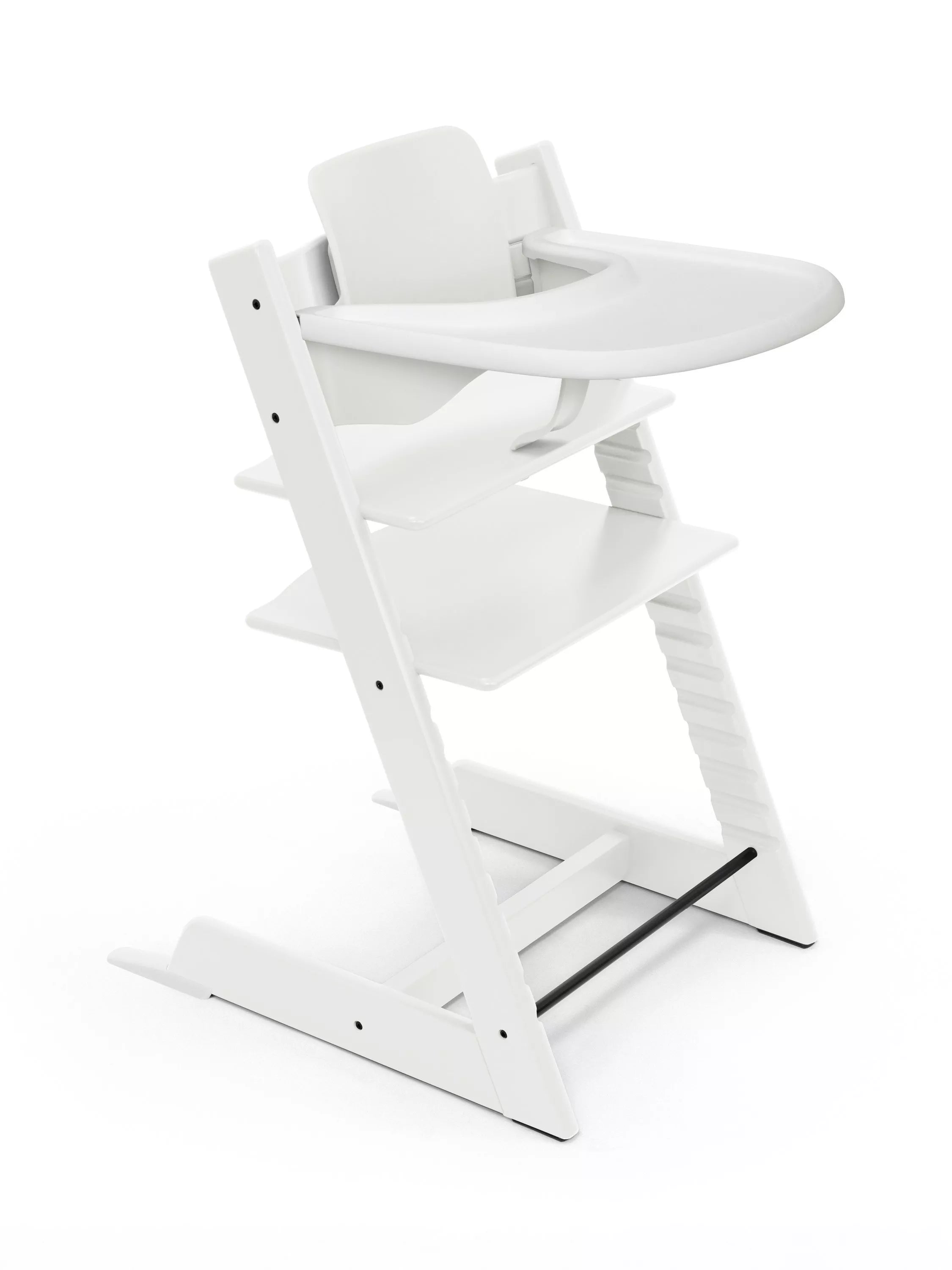 Stokke Tripp Trapp natural highchair with Baby Set² and tray - British brand