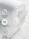 Duck feather and down 7.5 tog duvet - British product