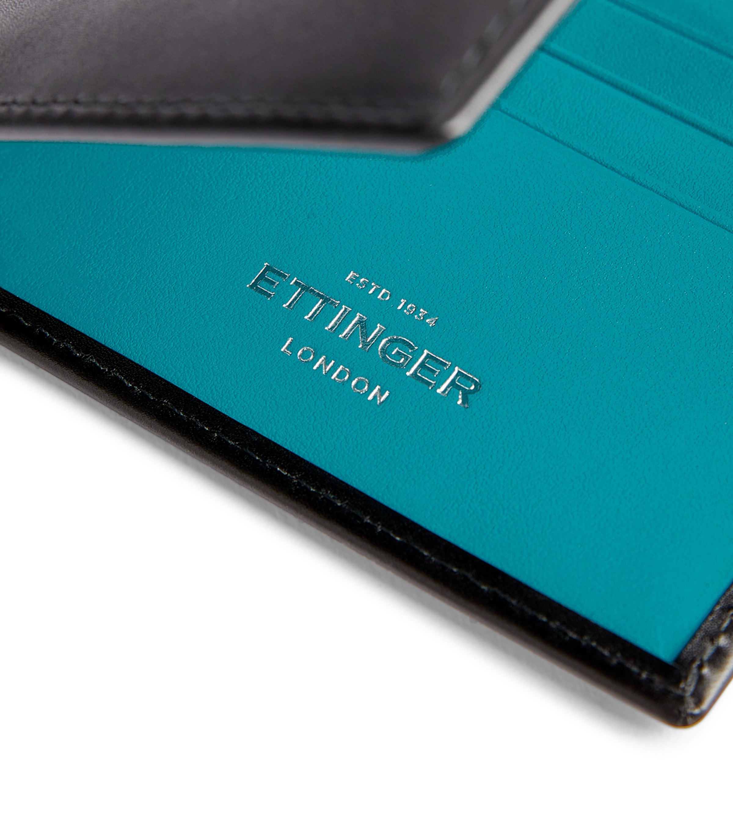 Ettinger Sterling bifold leather wallet (British brand)