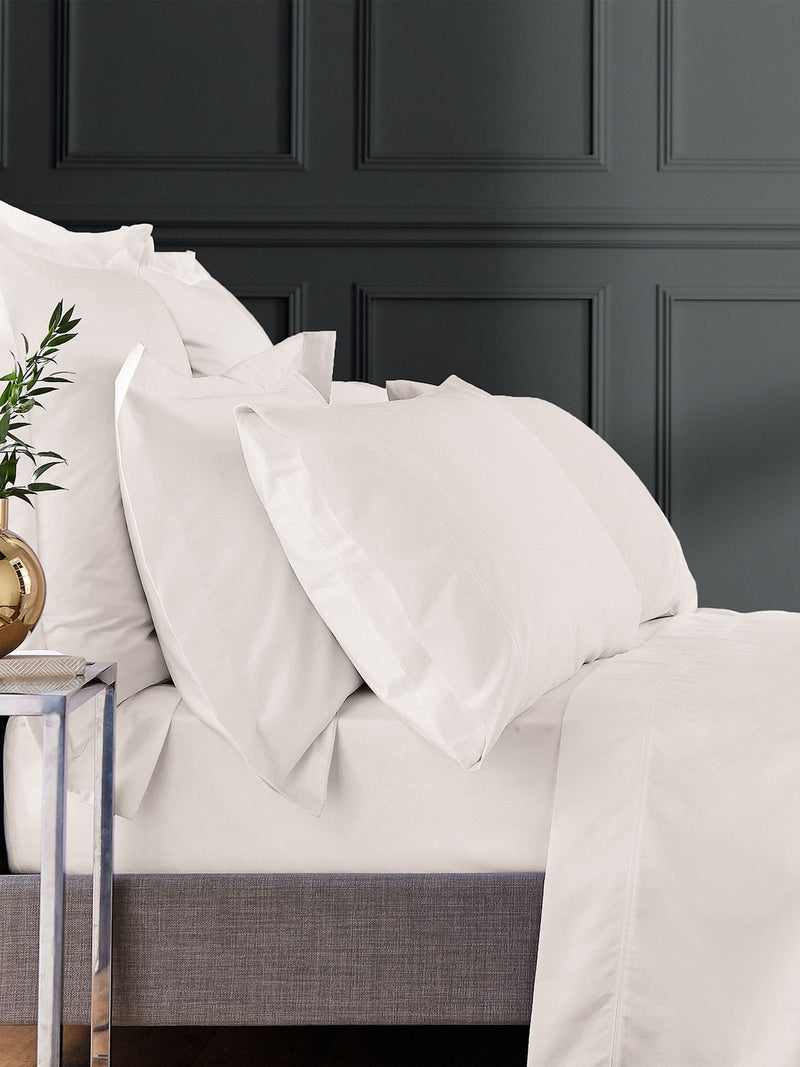 Bedeck Of Belfast cream flat sheet - British product