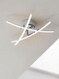 Next Chrome Amari LED ceiling light, UK version