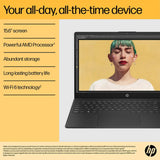 HP laptop AMD Ryzen 5 15.6 inch (British brand)