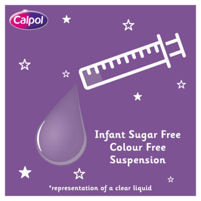 Calpol infant paracetamol strawberry flavour oral suspension 100ml - British product