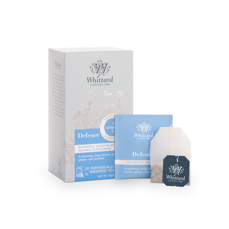 Whittard Defence botanical infusion teabags 20 count, UK version
