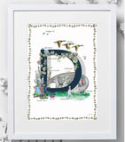 Jo Laing A4 letter print, UK version