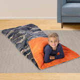 Ashford Home faux fur slumber bag camouflage 137x142 cm, imported from the UK