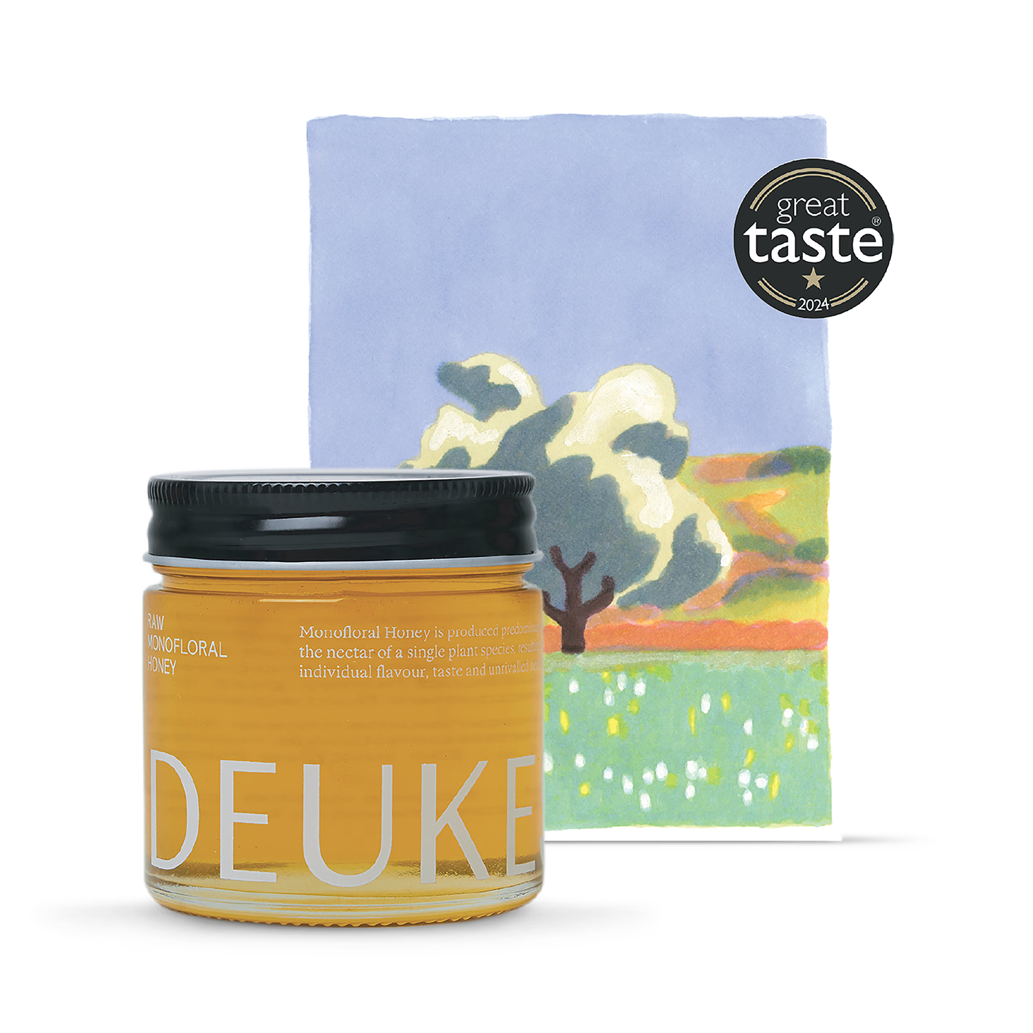DEUKES Linden Honey 250g, imported from the UK