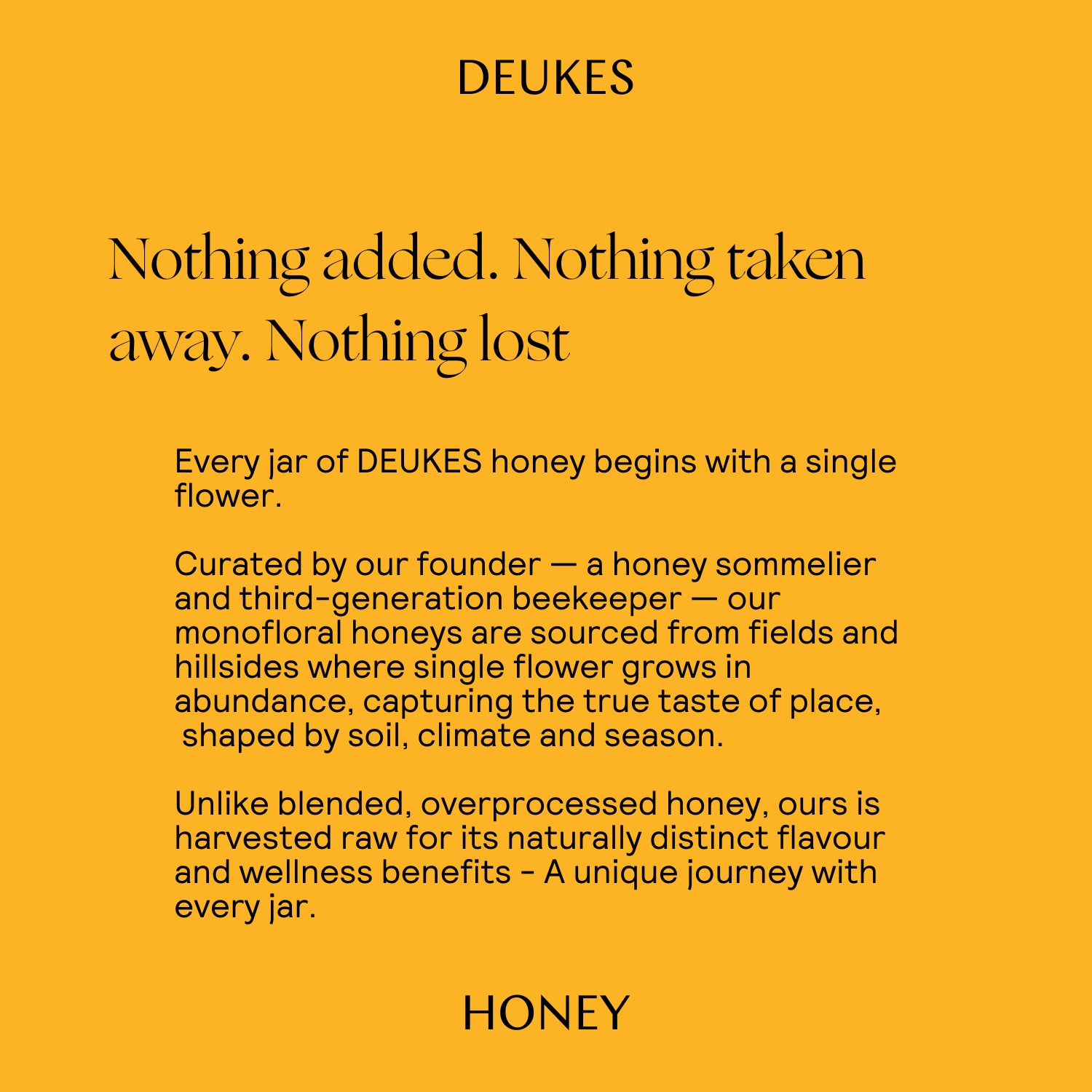 DEUKES Linden Honey 250g, imported from the UK