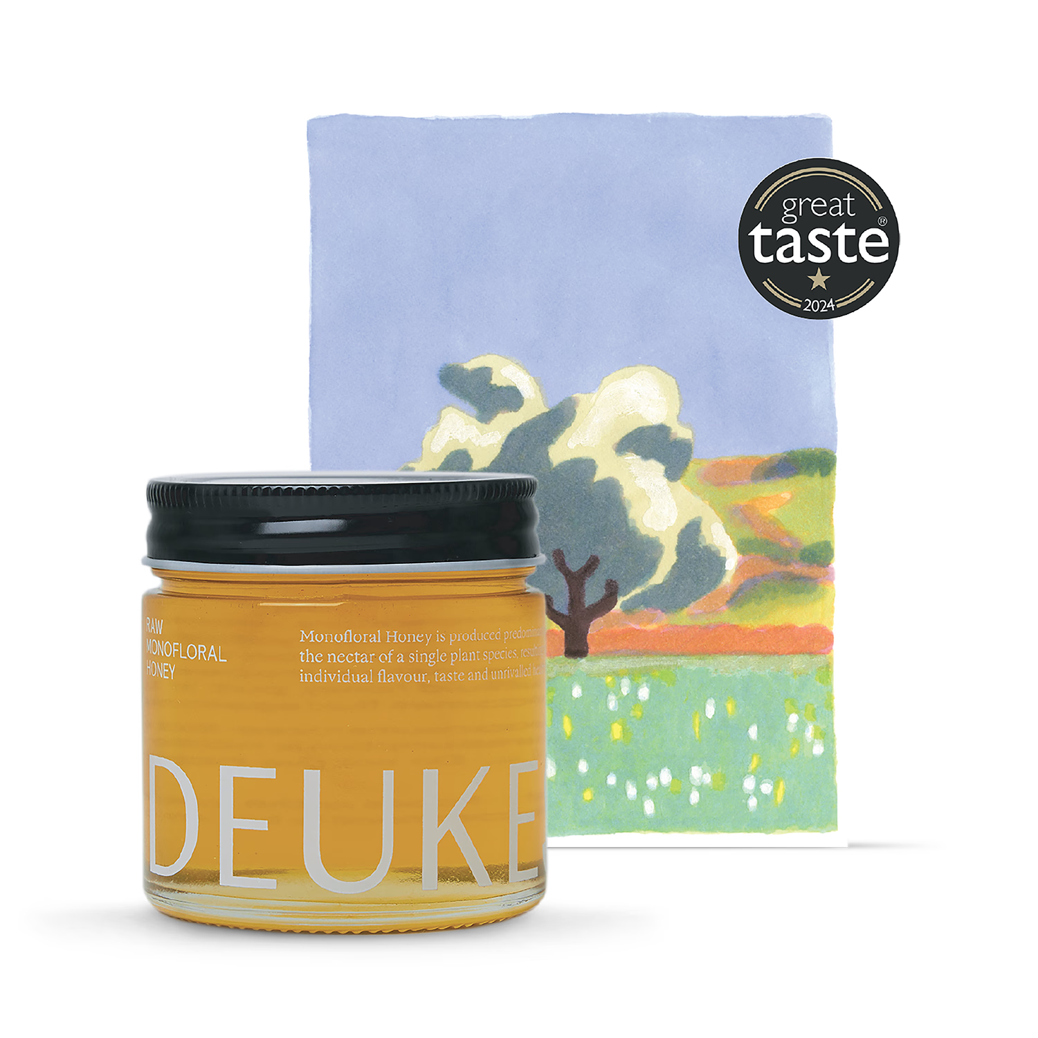 DEUKES Linden Honey 250g, imported from the UK