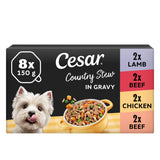 Cesar Juicy Hotpot wet dog food 8x150g - British product