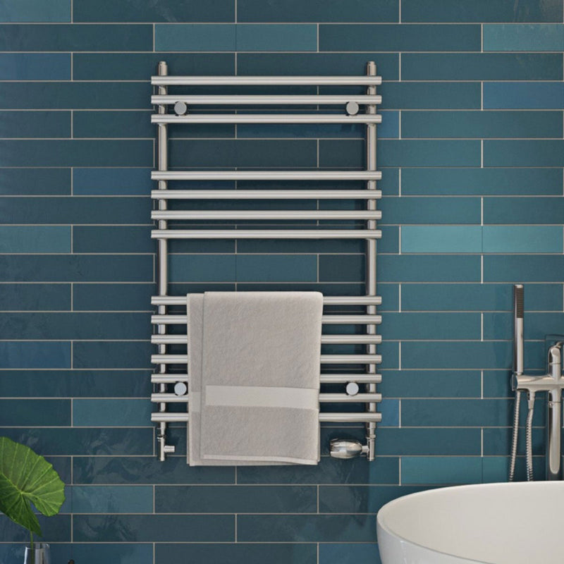 Ultraheat Windsor chrome steel towel radiator 798x500mm (British brand)