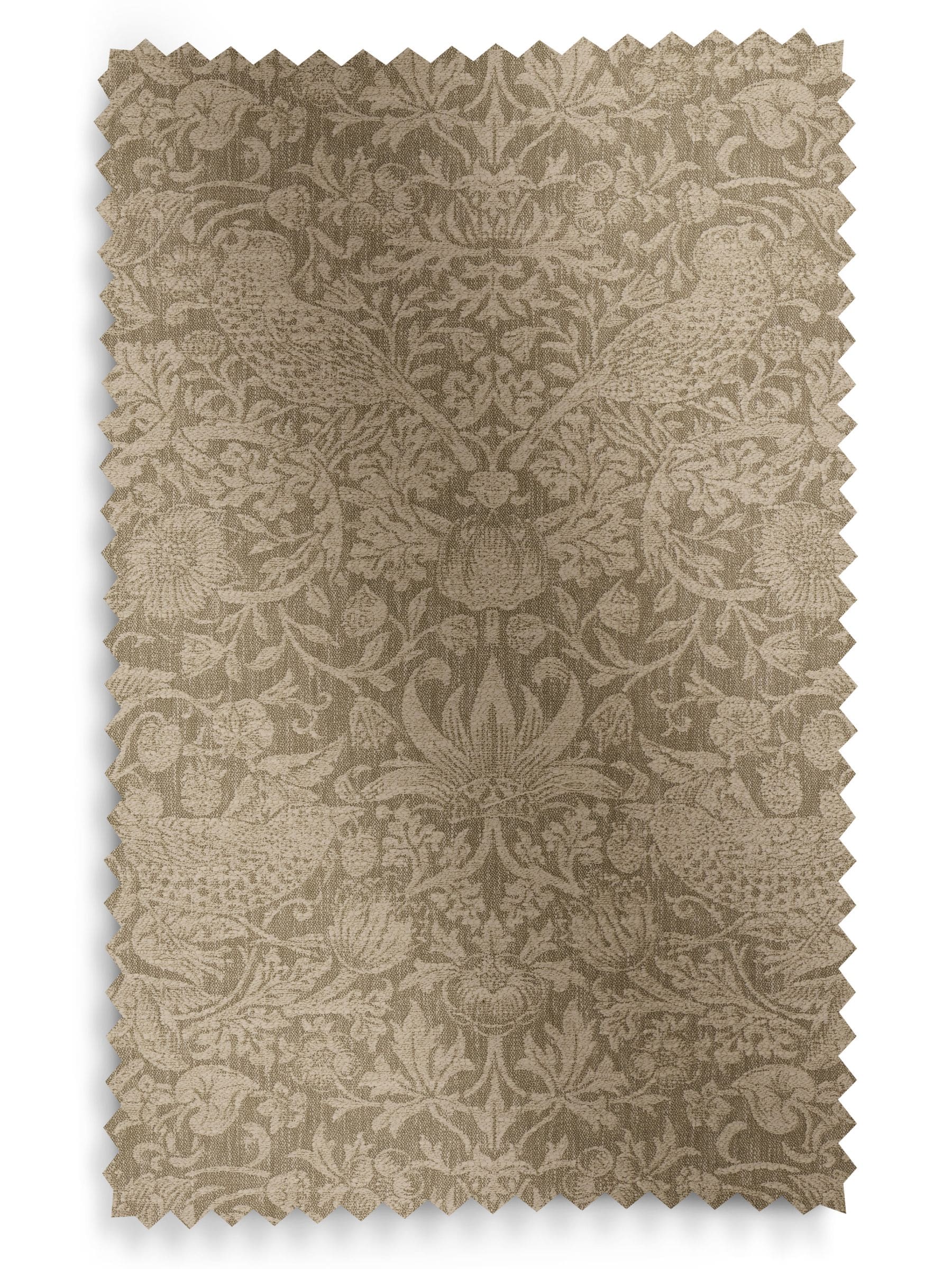 William Morris Strawberry Thief roman blind Natural Walnut (British brand)