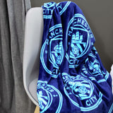 Manchester City fleece throw blue 150x100cm, imported from the UK
