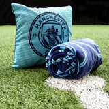 Manchester City fleece throw blue 150x100cm, imported from the UK