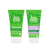 Tea Tree skincare duo exfoliating wash and moisturiser 200ml (British brand)