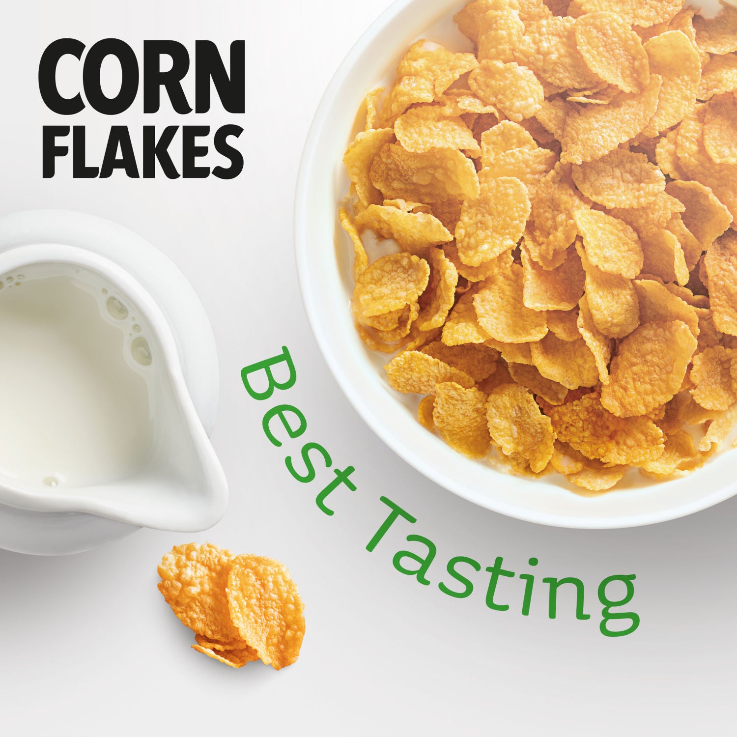 Kellogg's Corn Flakes breakfast cereal 1kg, UK version