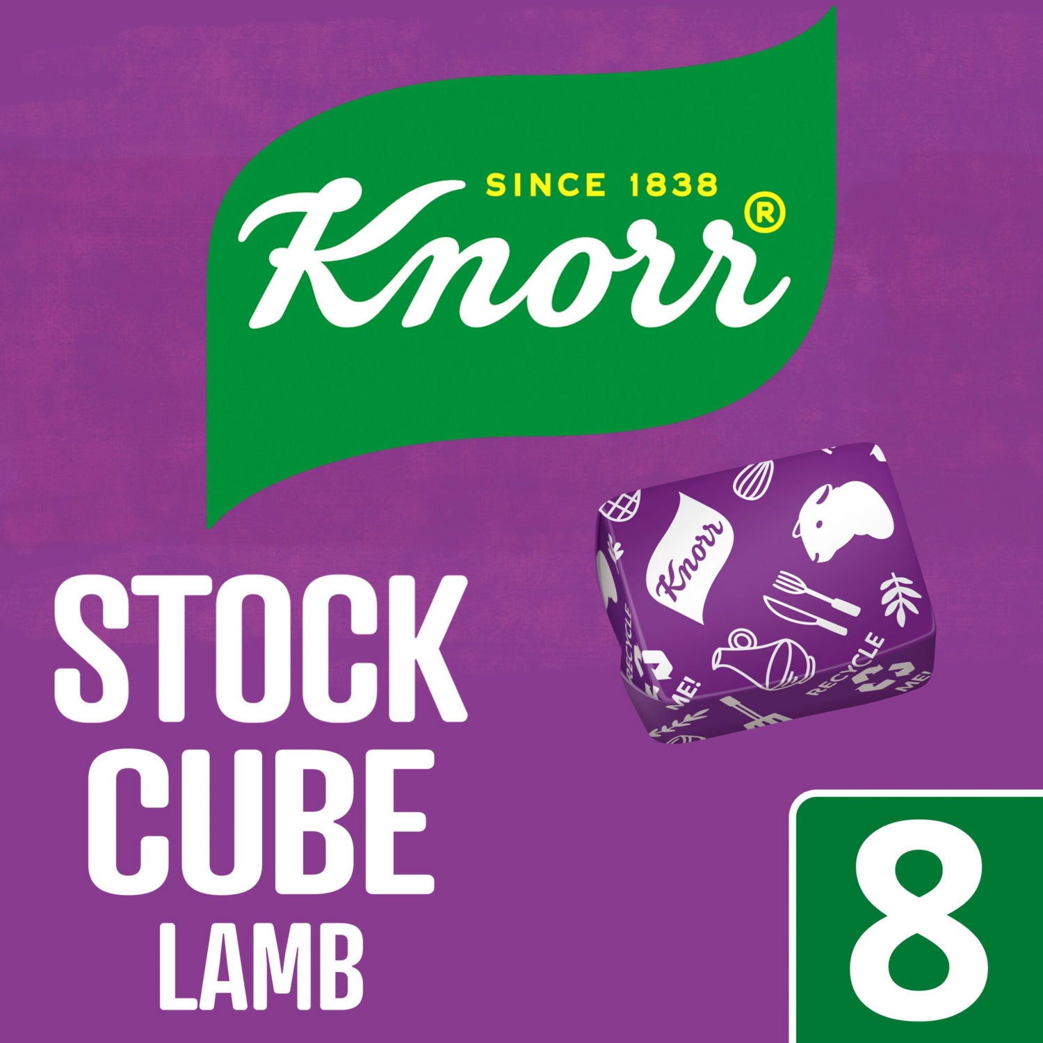 Knorr Lamb Stock Cubes 8x 10g, UK version