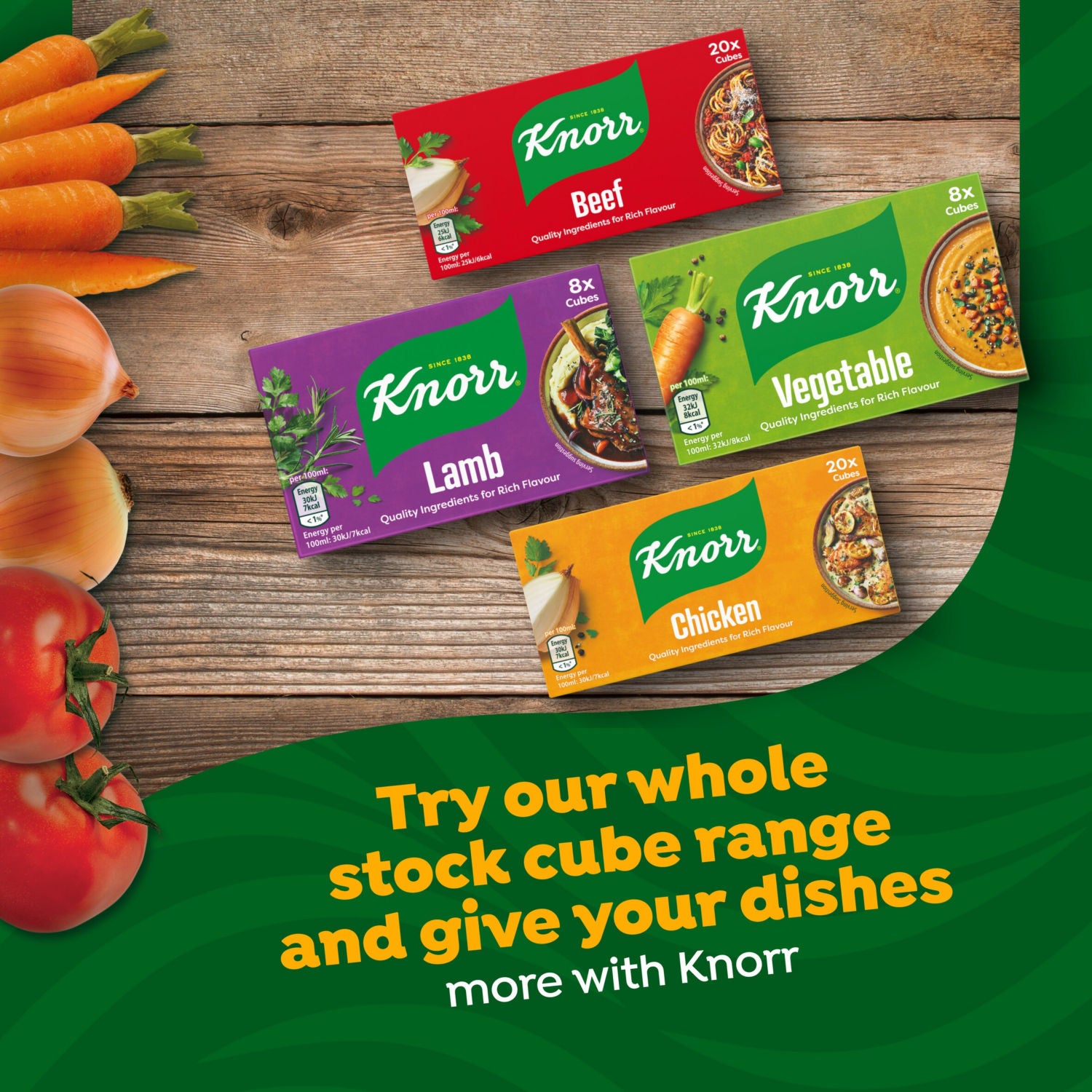 Knorr Lamb Stock Cubes 8x 10g, UK version