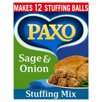 Paxo sage and onion stuffing mix 170g, imported from the UK