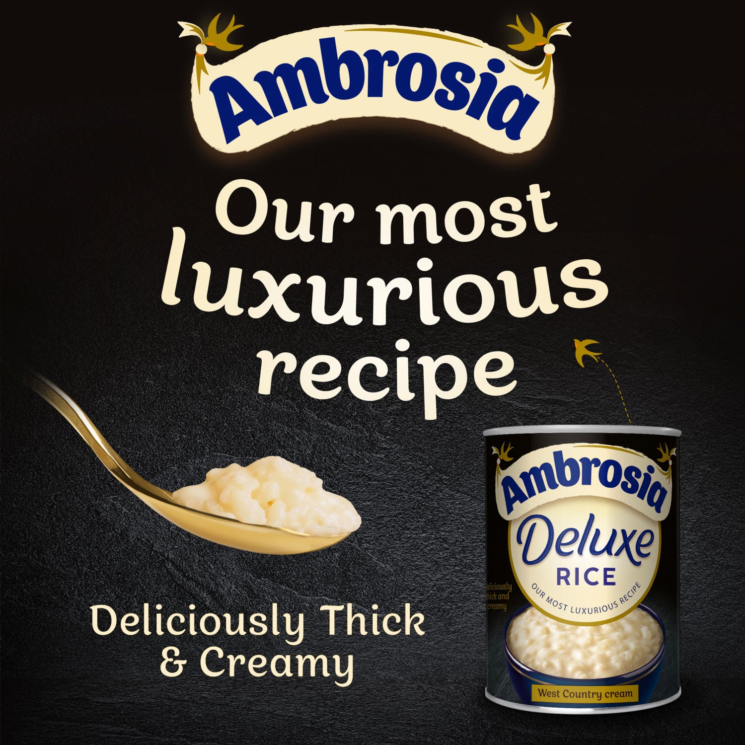 Ambrosia Deluxe Rice Pudding 400g can - British product