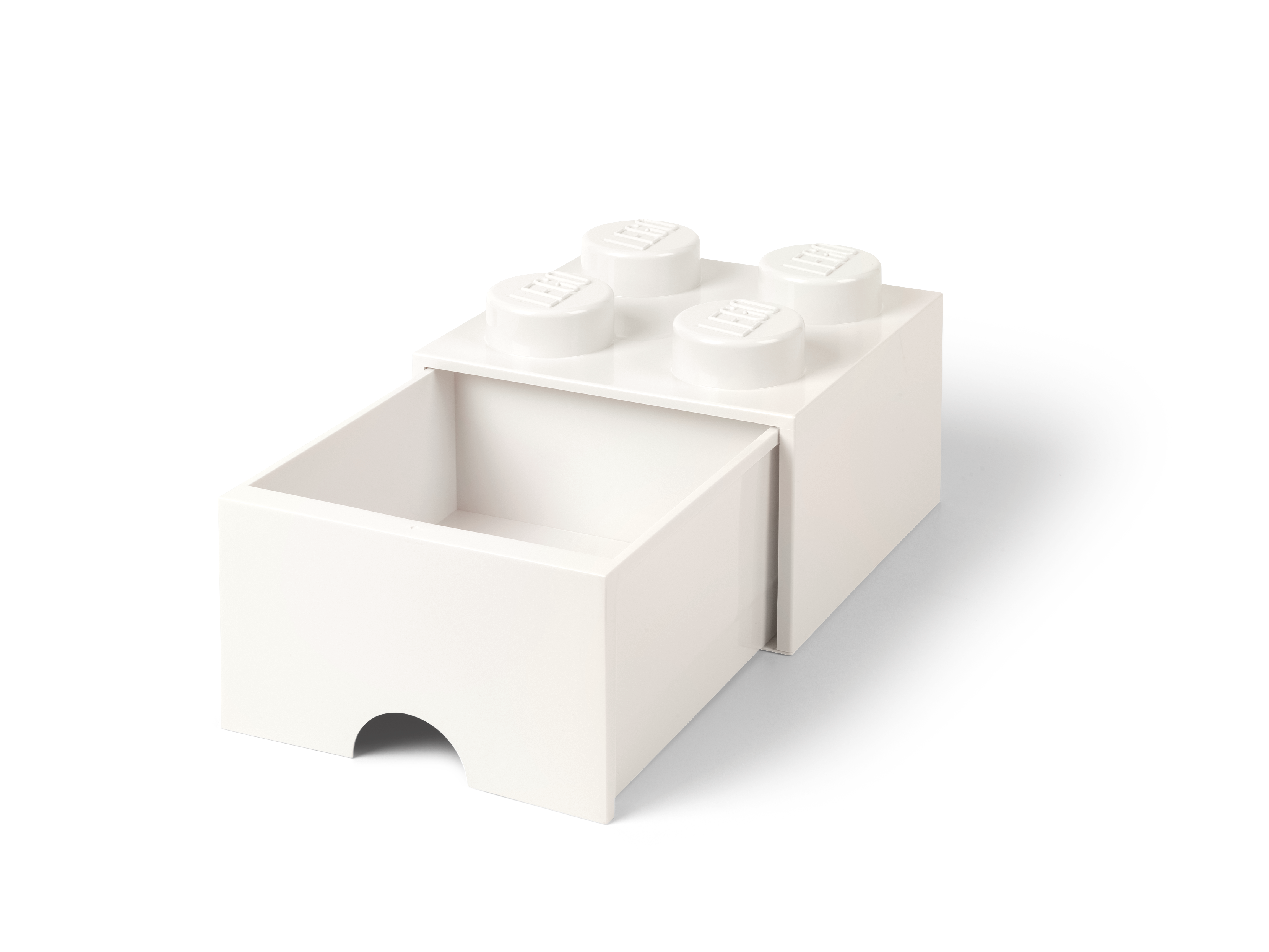 LEGO 4-Stud Brick Drawer White Storage Container (British brand)