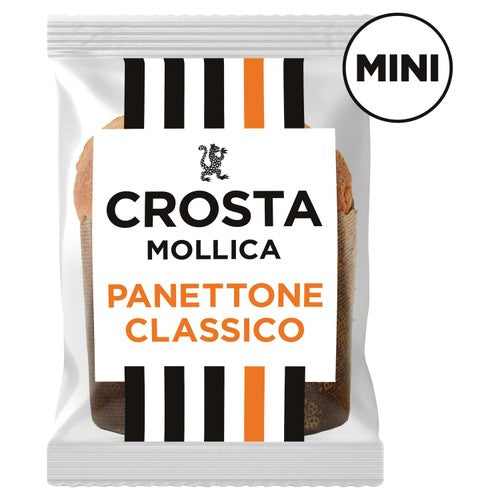 Crosta Mollica mini panettone with sultana and candied orange 100g - British product