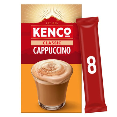 Kenco Cappuccino Instant Coffee Sachets 118.4g