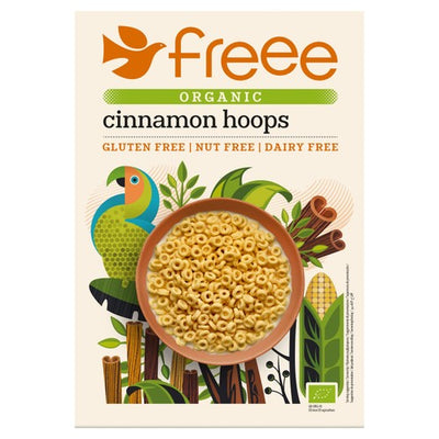 M&S Freee Cinnamon Hoops Organic Gluten Free Breakfast Cereal 300g- Buy online at McGrocer