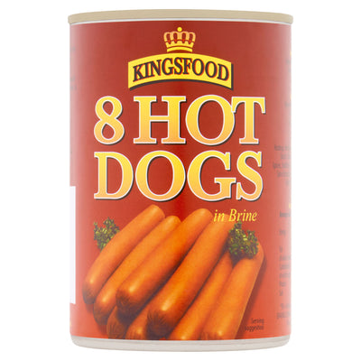 ASDA Kingsfood Hot Dogs in Brine 8 Pack 400g- Buy online at McGrocer
