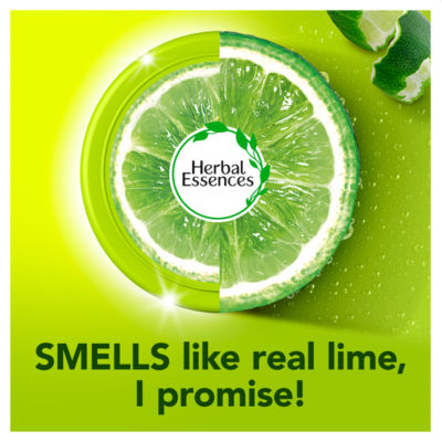 Herbal Essences Dazzling Shine Lime Scent Shampoo 400ml, UK version