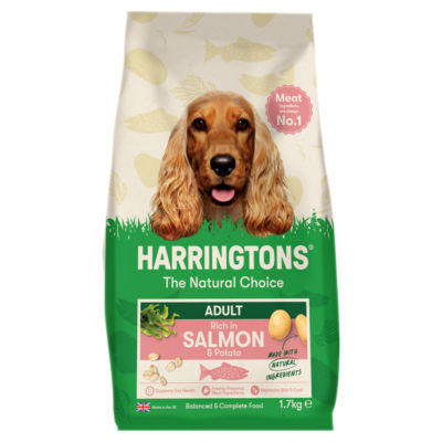 Harringtons salmon and potato dry adult dog food 1.7kg, UK version