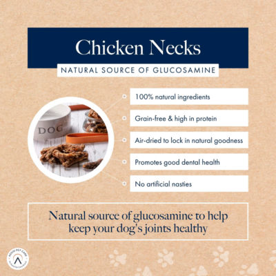 Hollings chicken necks dog treats 120g (British brand)