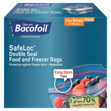 Bacofoil SafeLoc small freezer bags 216, imported from the UK