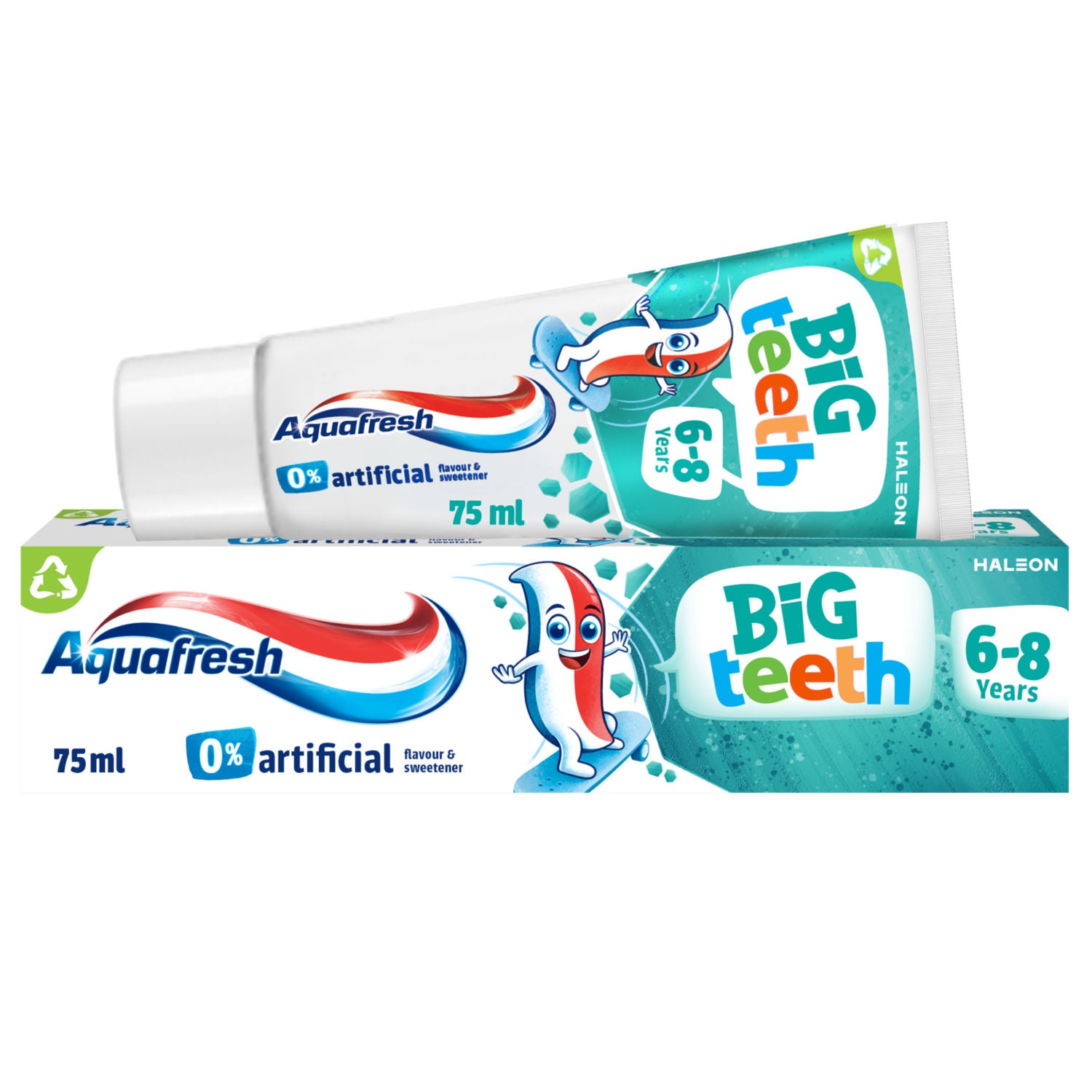 Aquafresh Kids Big Teeth Toothpaste 6-8 Years 75ml - British product