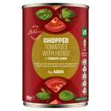 ASDA chopped tomatoes with herbs 400g - British product