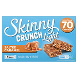 Skinny Crunch salted caramel cereal bars 5x19g, UK version
