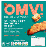 OMV! Vegan Southern Fried No Chicken Bucket 280g, imported from the UK