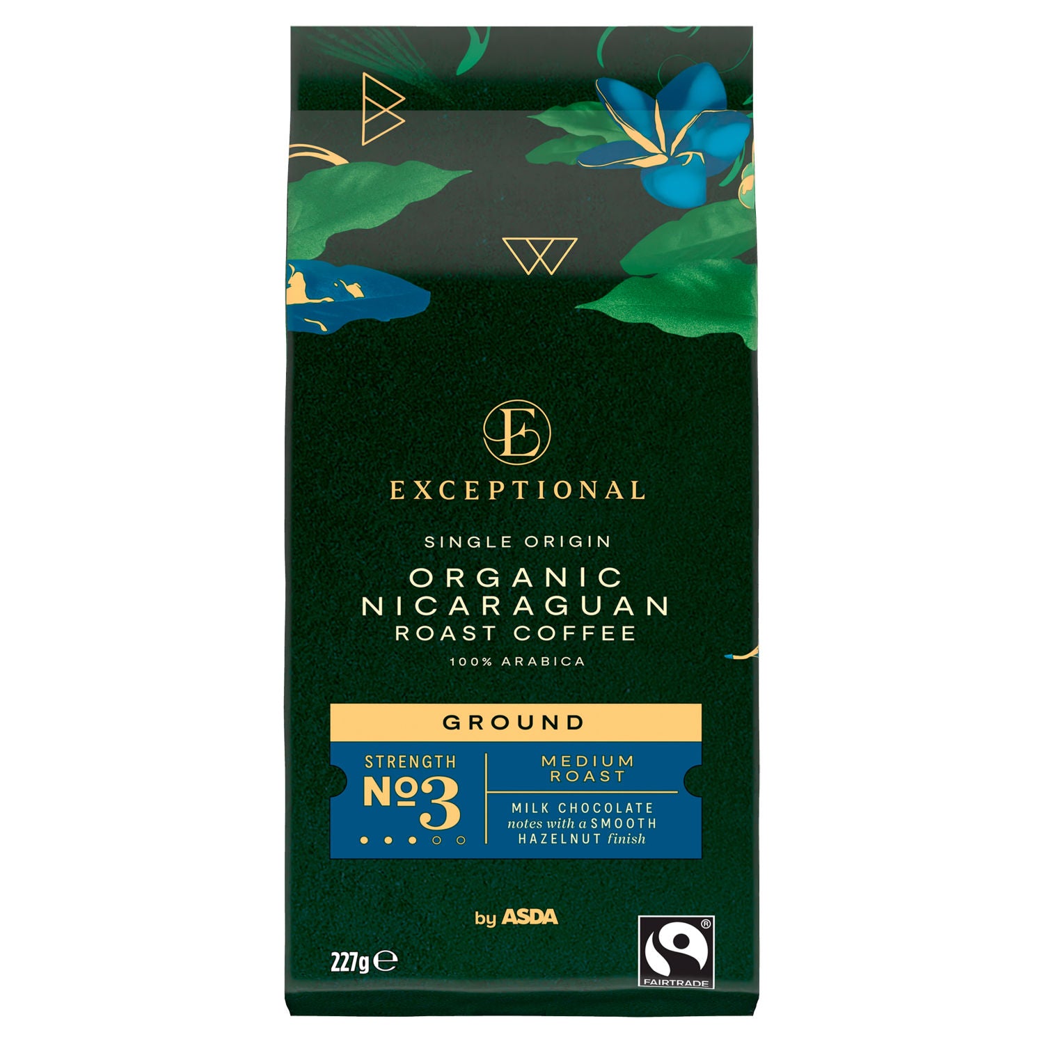 Asda organic Nicaraguan roast coffee 227g - British product